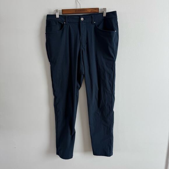 Lululemon | Men’s ABC Pant Slim Warpstreme True Navy Blue Business Casual Office - Picture 3 of 9